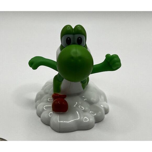 Nintendo Super Mario 2018 McDonalds Happy Toy Running Yoshi McDonald’s Loose - Picture 1 of 6